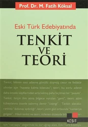 Eski Türk Edebiyatında Tenkit ve Teori kapağı